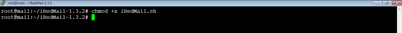 Add Executable Permission to iRedMail.sh Script
