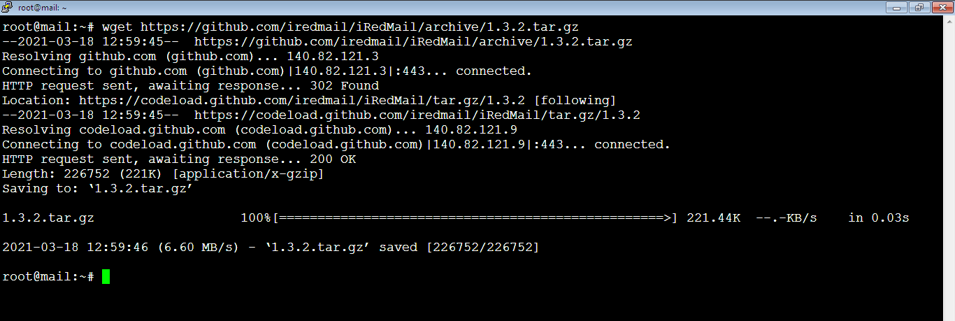 Download Latest iRedMail Version by wGET