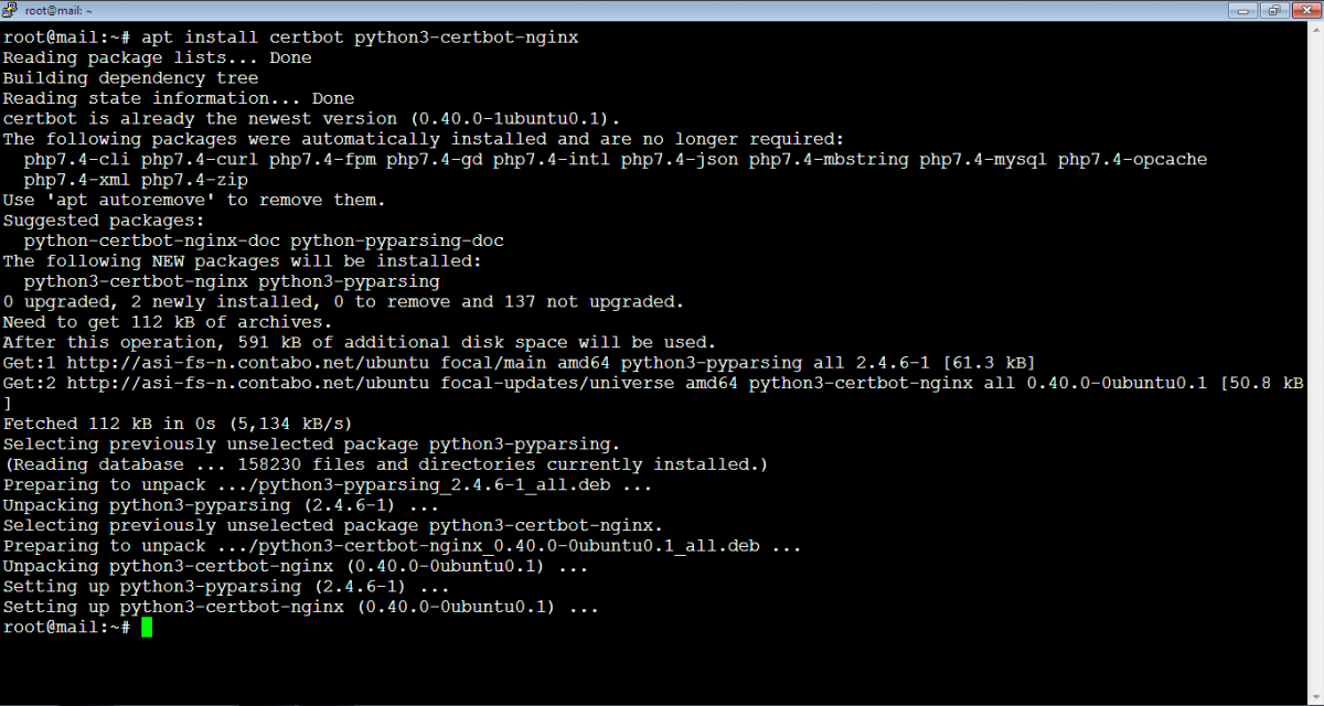 TLS Certificate Installation