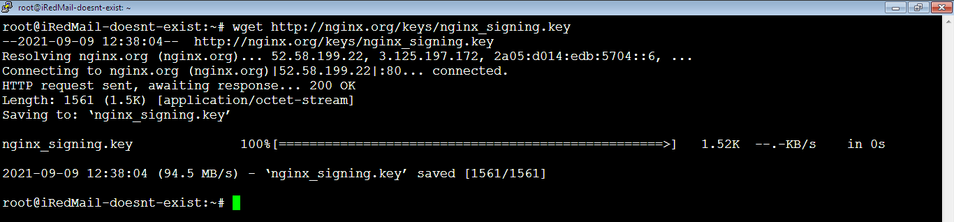Download Nginx Public Key