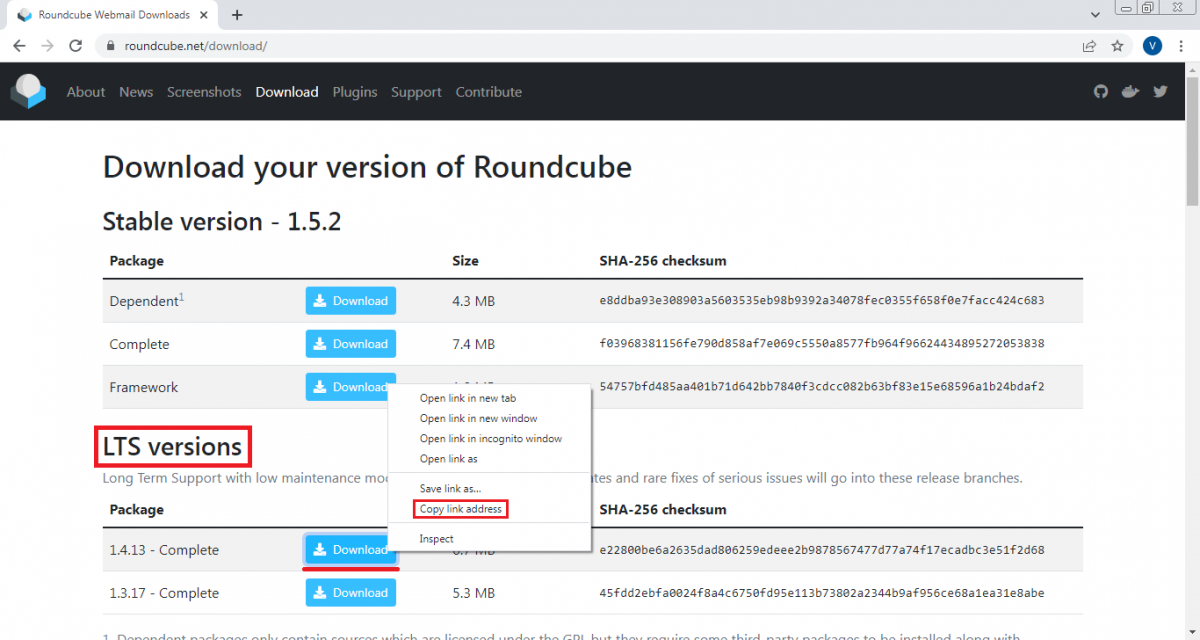 Roundcube Admin Panel Installation